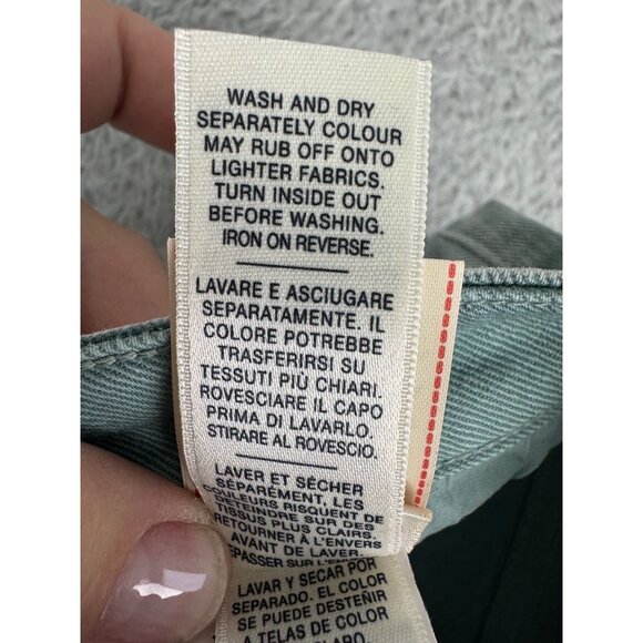 True Religion Womens Green Denim Shorts Sz 26 Cotton/Elastane NWT Made in Italy - Picture 9 of 16